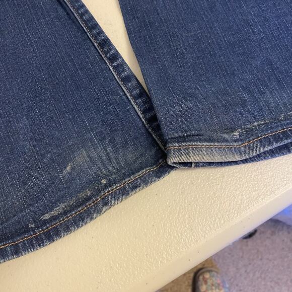 American Eagle Women Jeans Kick Boot Flare SuperStretch Size 8Regular BlueDenim - Picture 9 of 9